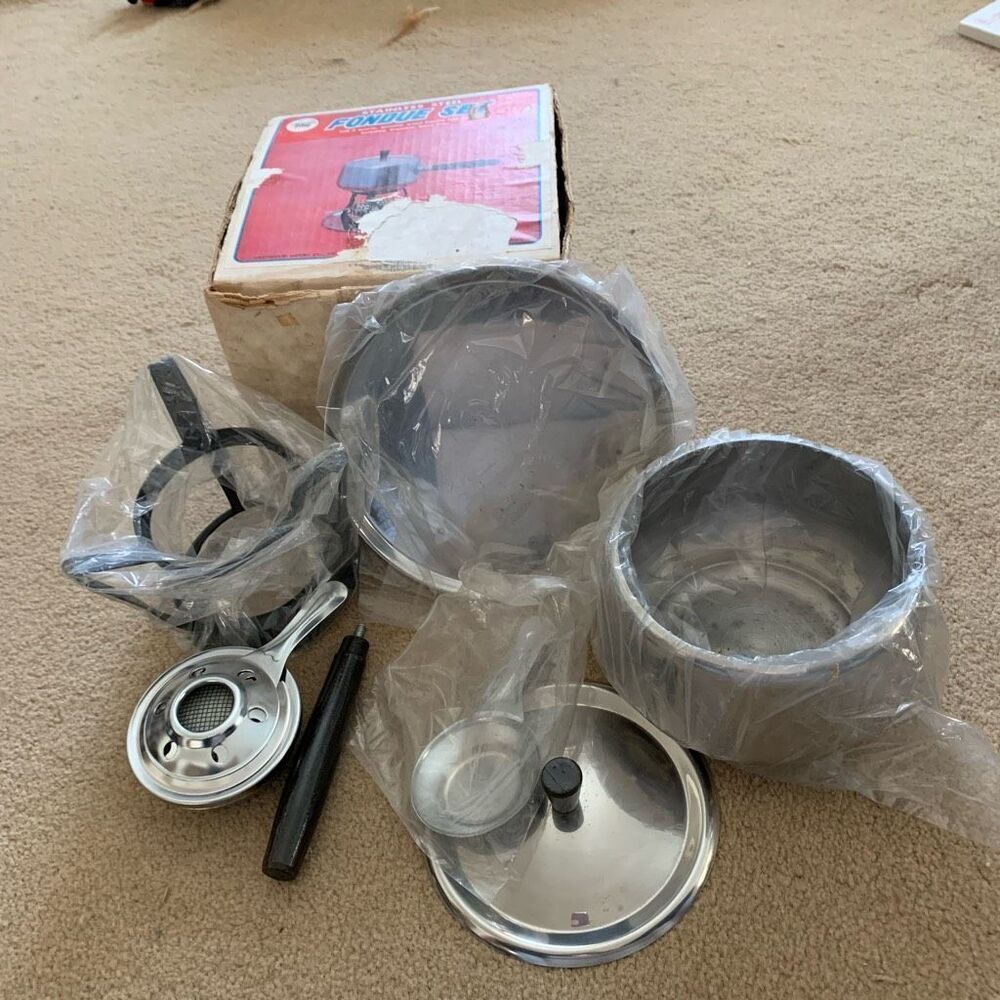 Westwood 2 Quart Stainless Steel Fondue Set